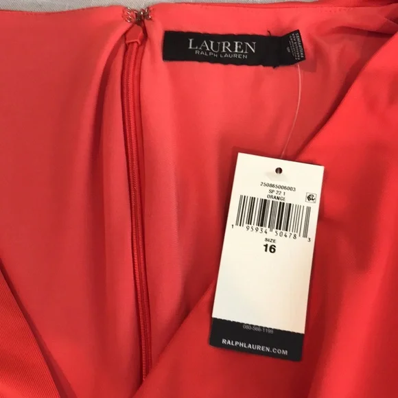 Ralph Lauren coral dress - Picture 3 of 6